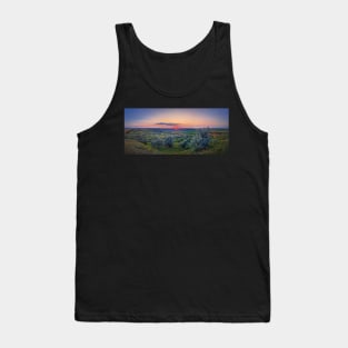 Panoramic summer sunset Tank Top